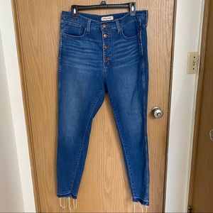 Madewell High Rise Skinny Jeans